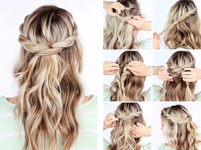 Hairstyles for hair to shoulders at home photo and video step by step