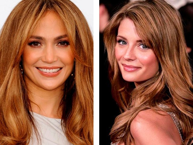 Beautiful brown hair color photo