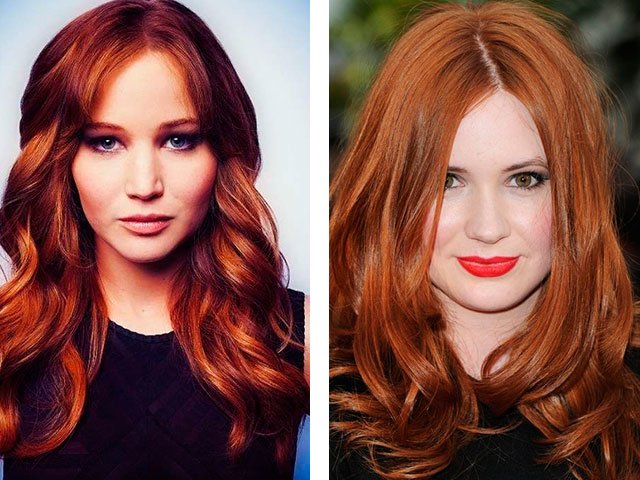 Beautiful brown hair color photo