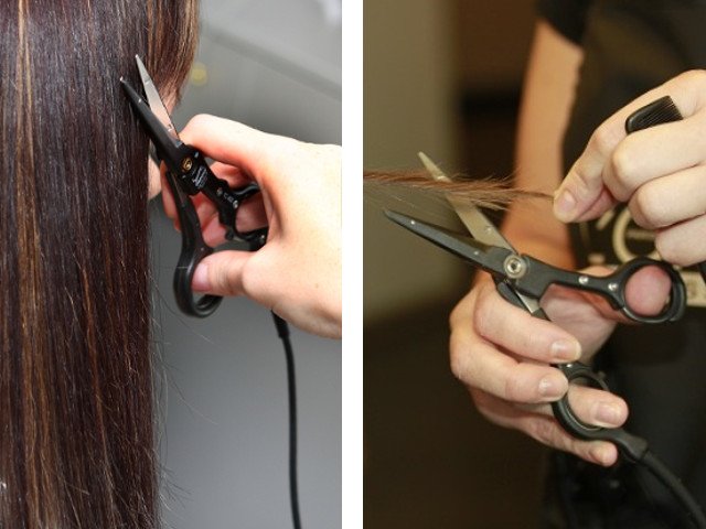 Hot scissor haircut: what is it? (before and after photos)