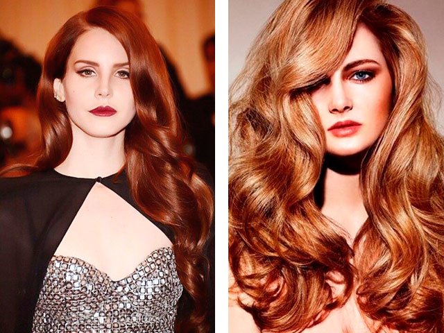 Beautiful brown hair color photo