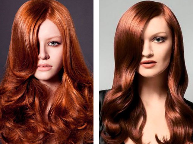 Beautiful brown hair color photo