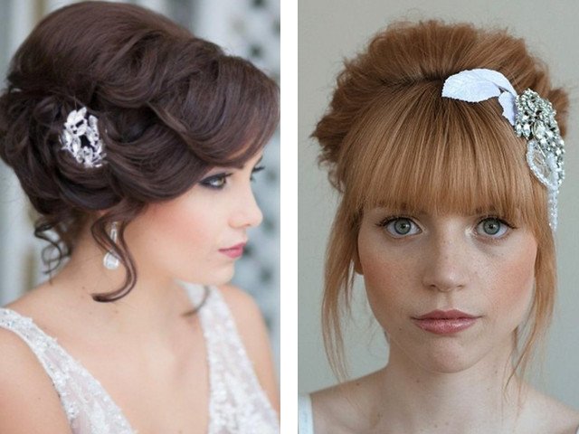 Beautiful wedding hairstyles for medium hair