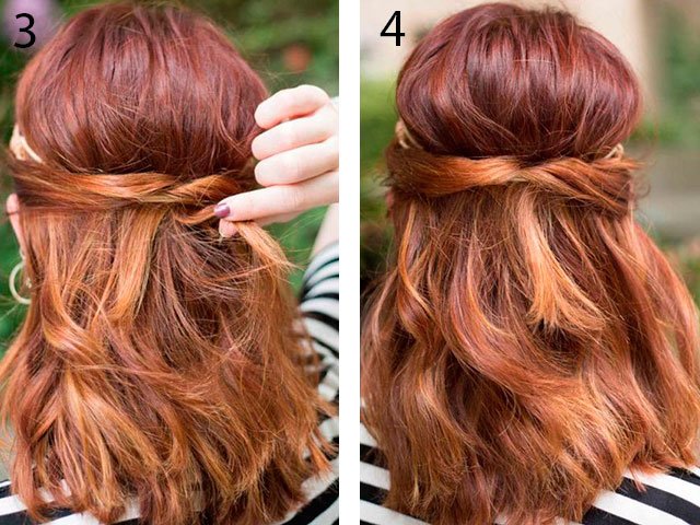 Hairstyles for hair to shoulders at home photo and video step by step