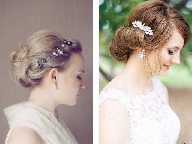 Beautiful wedding hairstyles for medium hair