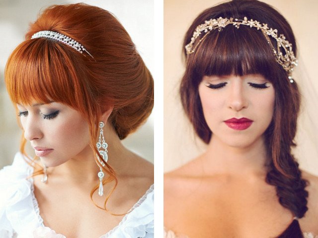 Beautiful wedding hairstyles for medium hair