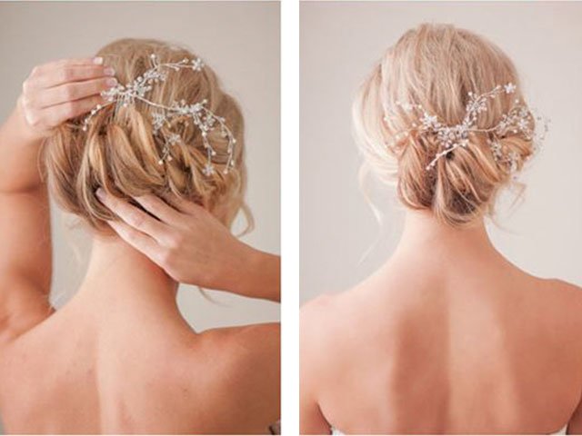 DIY hairstyles for middle hair