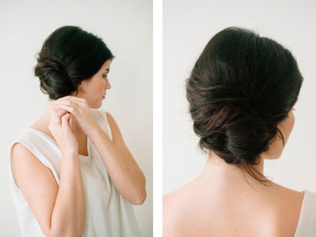 DIY hairstyles for middle hair