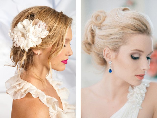 Beautiful wedding hairstyles for medium hair