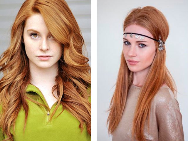 Who is suitable for red hair and how to repaint at home