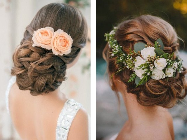 Beautiful wedding hairstyles for medium hair