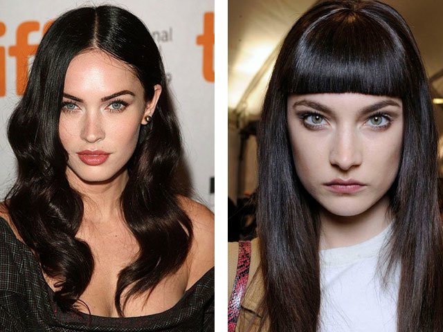 Beautiful brown hair color photo