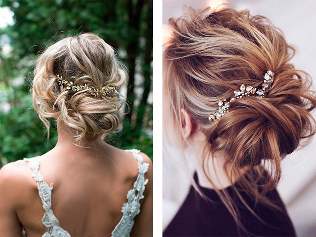 DIY hairstyles for middle hair