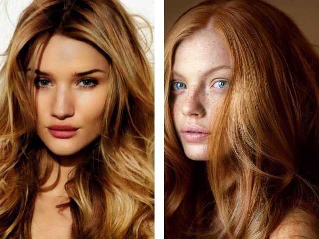 Beautiful brown hair color photo