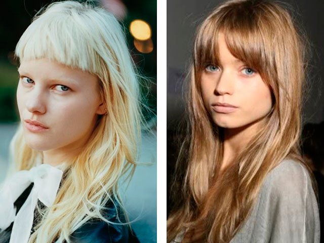 Fashion haircuts with bangs for short and long hair