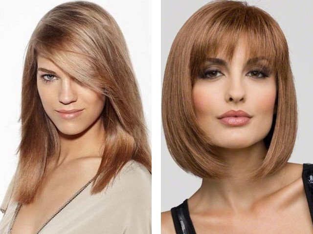 Beautiful brown hair color photo