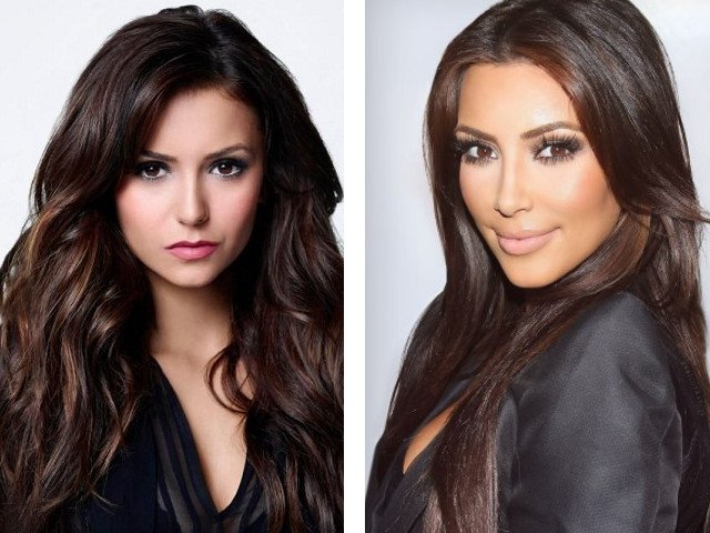 Beautiful brown hair color photo