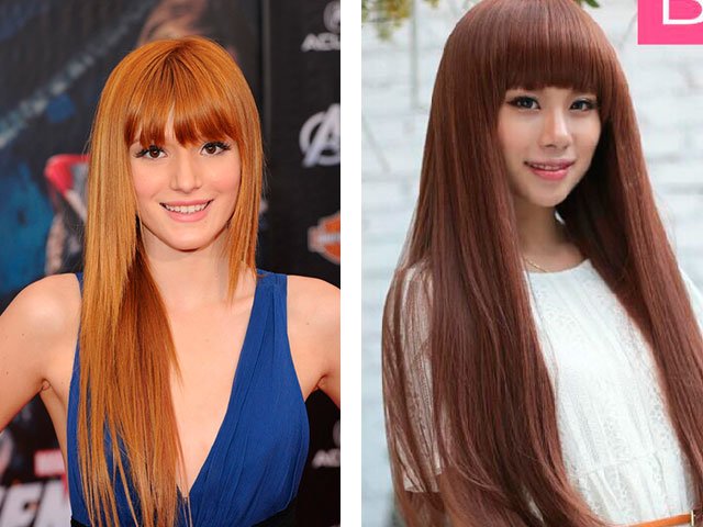 Fashion haircuts with bangs for short and long hair