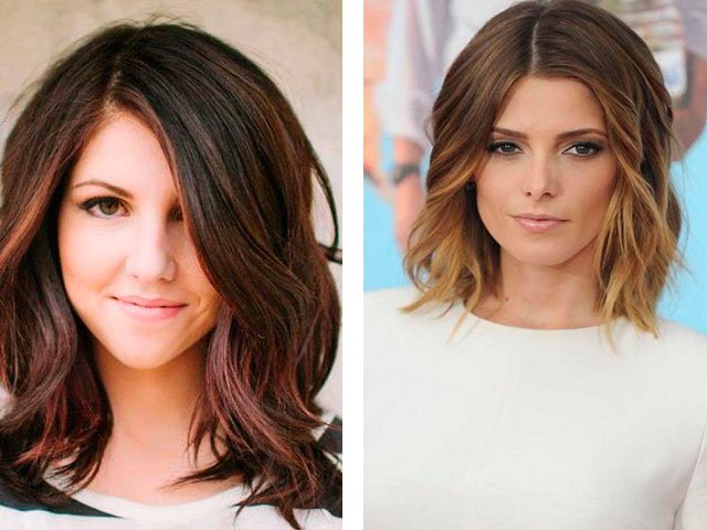 Medium hair styling at home