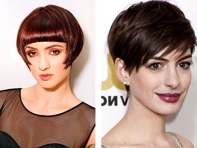 Fashion haircuts with bangs for short and long hair