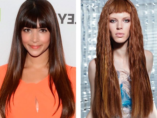 Fashion haircuts with bangs for short and long hair