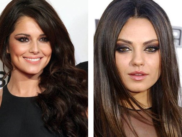 Beautiful brown hair color photo