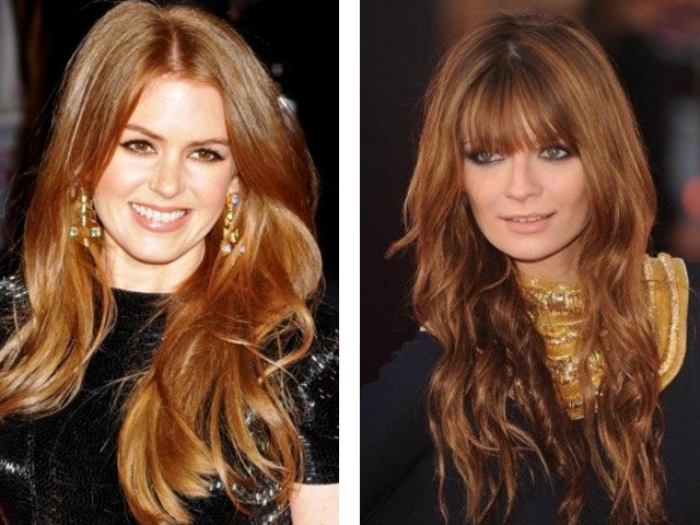 Beautiful brown hair color photo