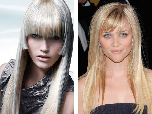Fashion haircuts with bangs for short and long hair