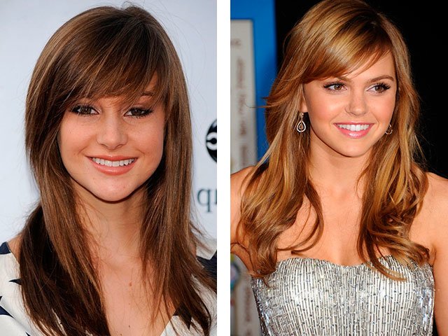 Fashion haircuts with bangs for short and long hair