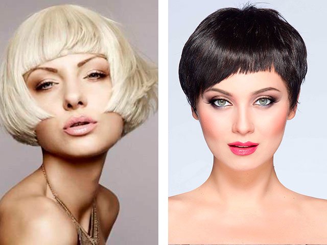Fashion haircuts with bangs for short and long hair