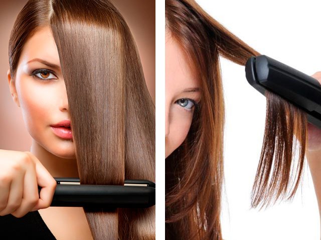 Medium hair styling at home