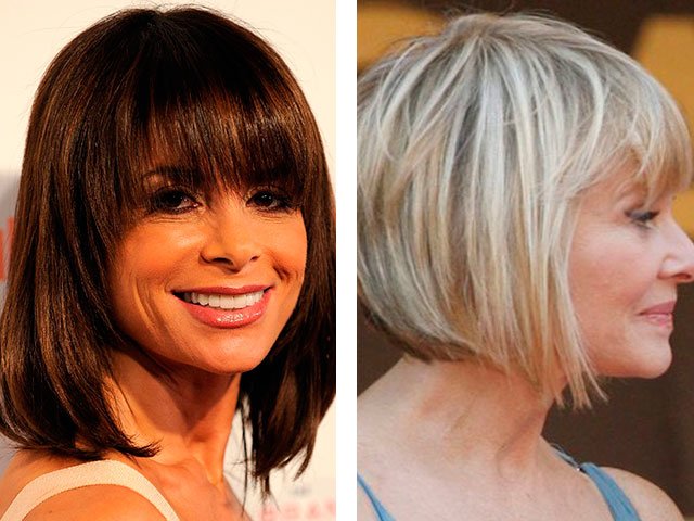 Fashion haircuts with bangs for short and long hair
