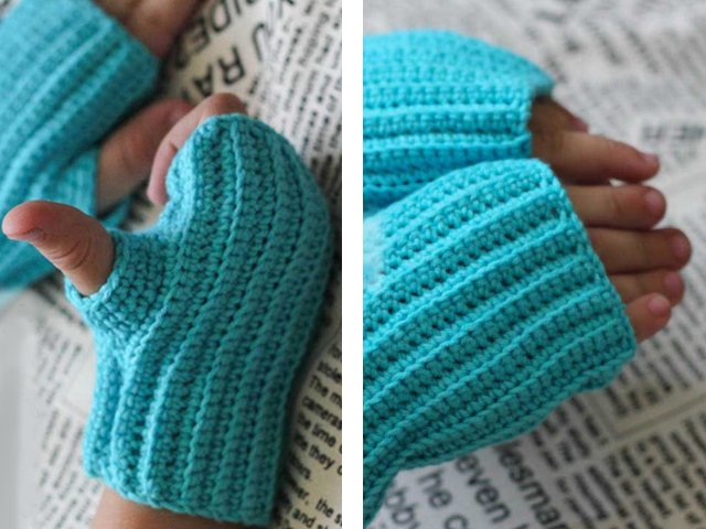 How to crochet mitts?