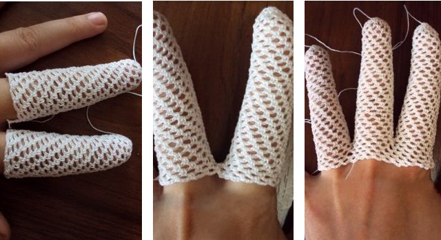 How to crochet gloves?