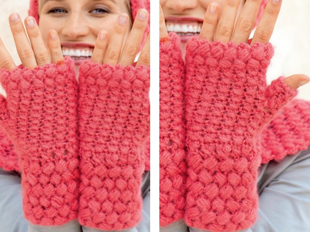 How to crochet mitts?