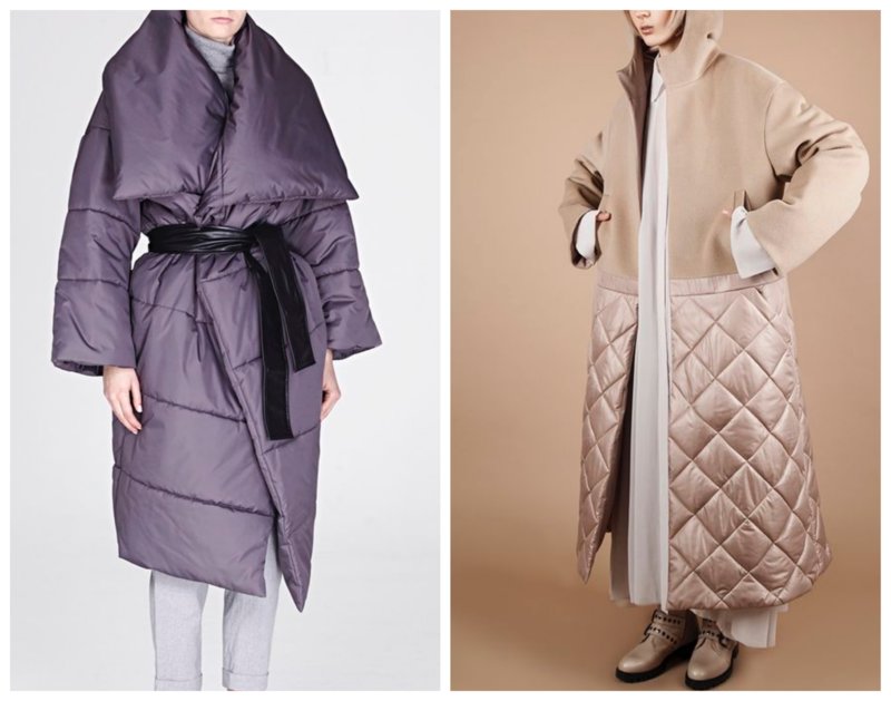 Quilted coat variations