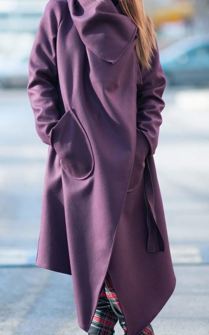 Asymmetric coat Stylish coat