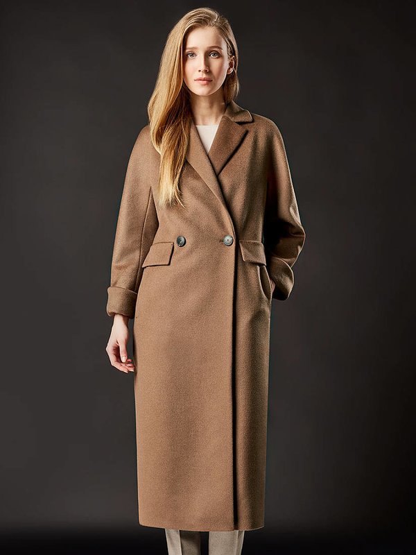 Beige Overcoat