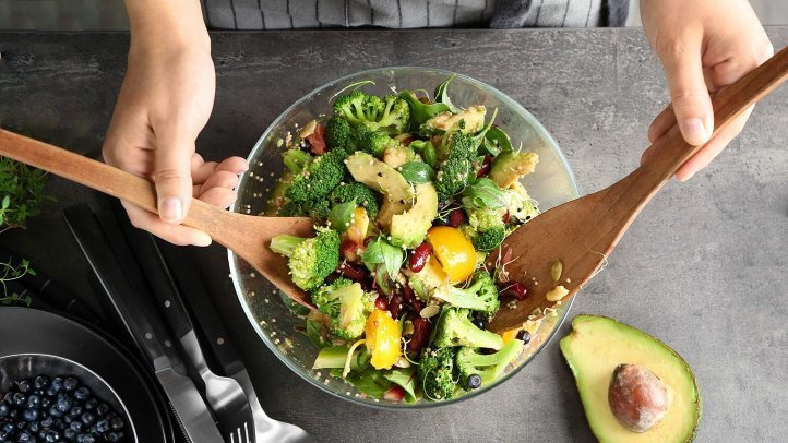 Cooking according to the principles of a balanced diet