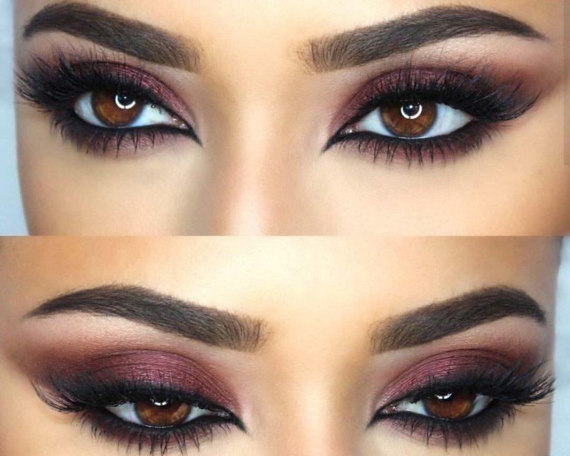 Bright evening make-up Bright evening make-up