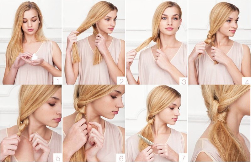 Hairstyle Ponytail: phased