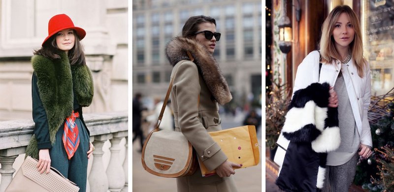 Stylish women's bows for the winter