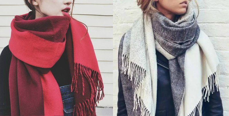 New Women's Scarves: Fashionable Fringe