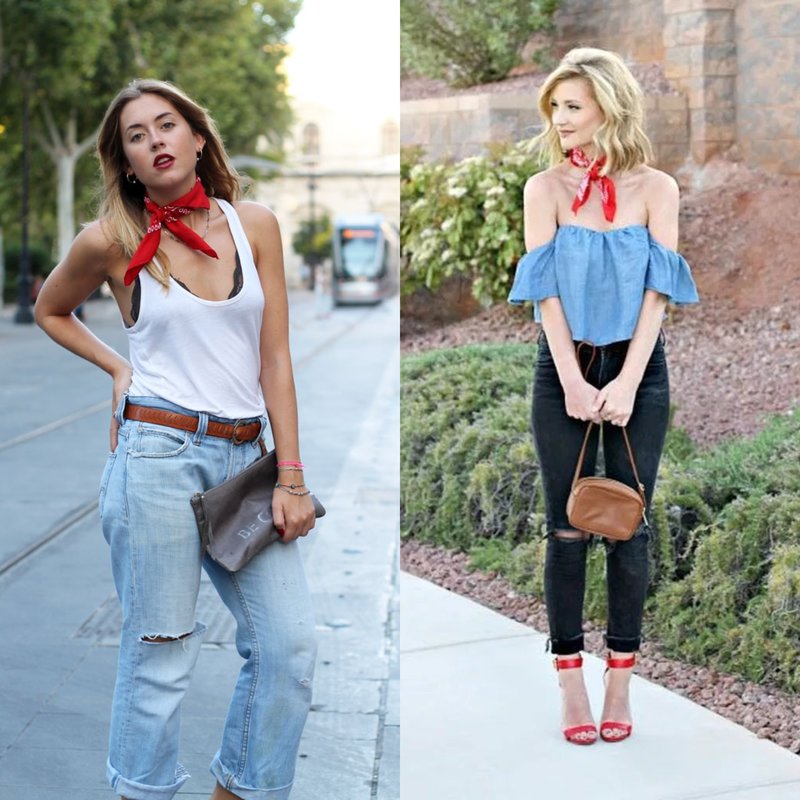 Scarf on the neck: new items and trends