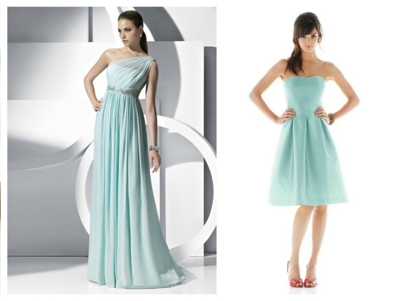 Mint color dresses Mint color dresses