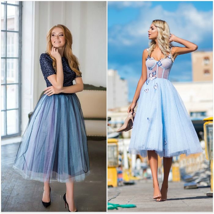 Feminine models of evening dresses Feminine models of evening dresses