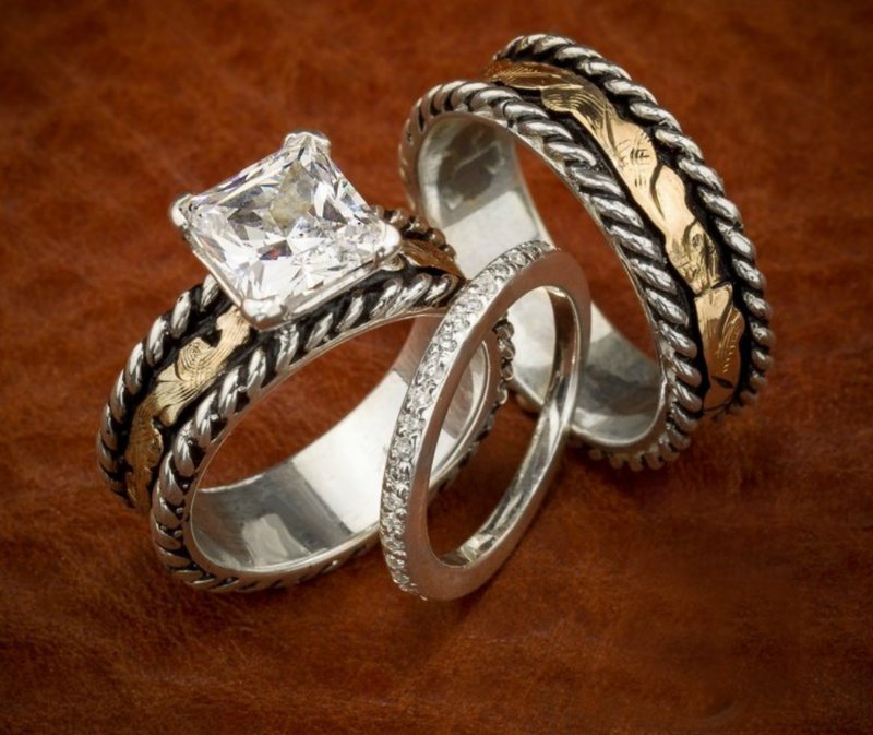 Exclusive vintage style rings