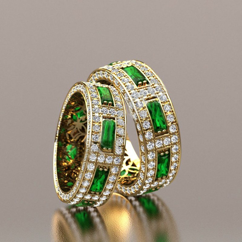 Wedding Products with Emerald