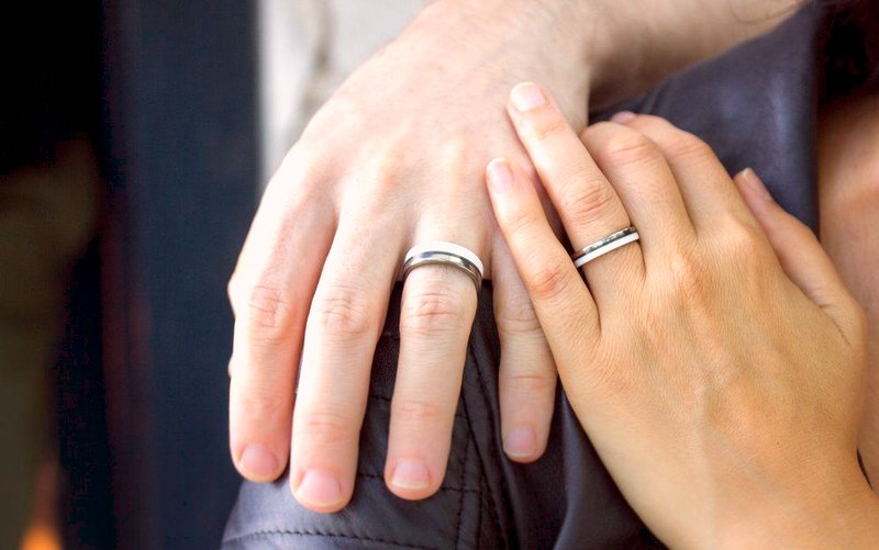 The combination of platinum with white gold