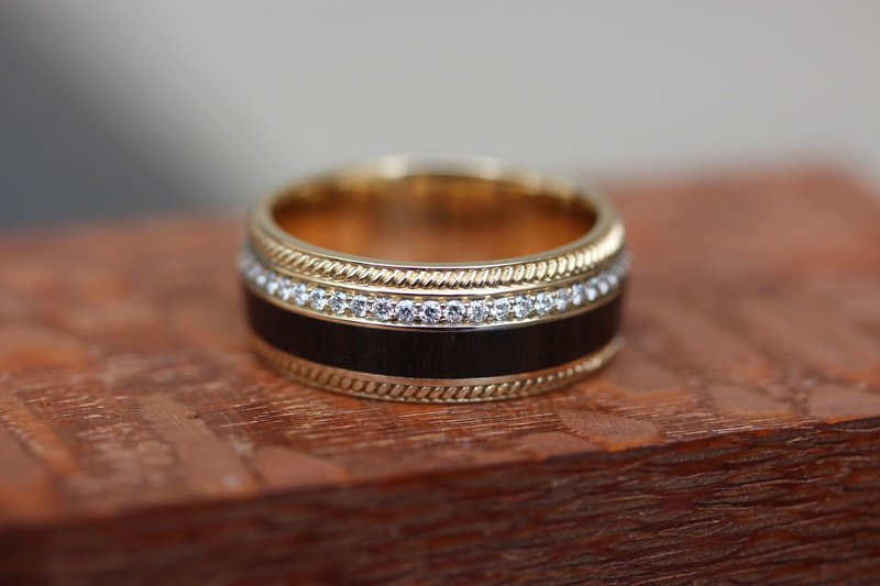 Unusual color of wedding rings